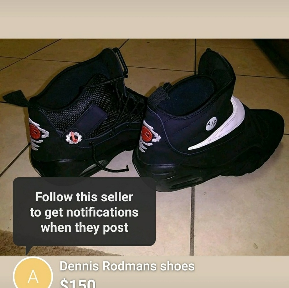 Dennis Rodmans shoes
